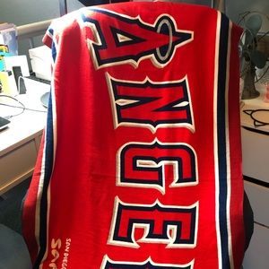 Angels Baseball beach towel